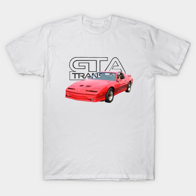 1989 Pontiac Firebird Trans AM GTA T-Shirt by Permages LLC